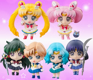 Sailor Moon Petit Chara Megahouse Figures Set 2 · SAILOR MOON