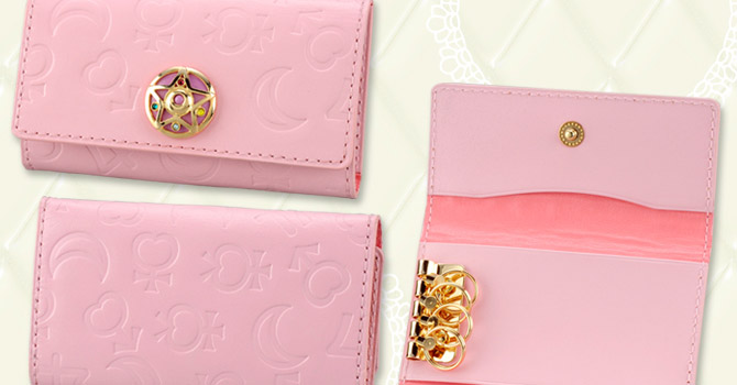 Sailor Moon Pink Leather Pass Case, ID Case & Key Case