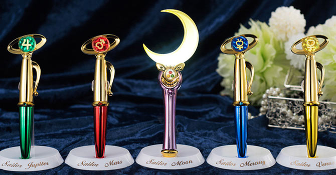 Sailor Moon Stick & Rod ~Light Up Edition~ Wand Set