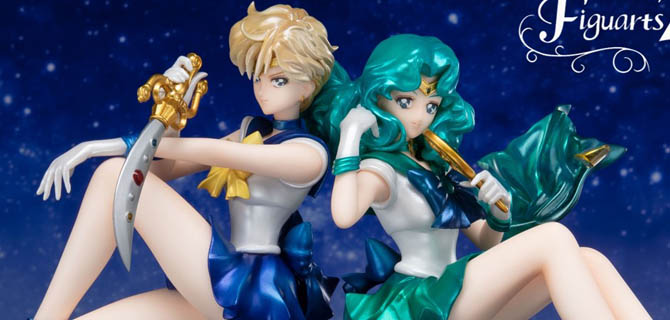 Sailor Uranus & Sailor Neptune Figuarts Zero chouette Figures
