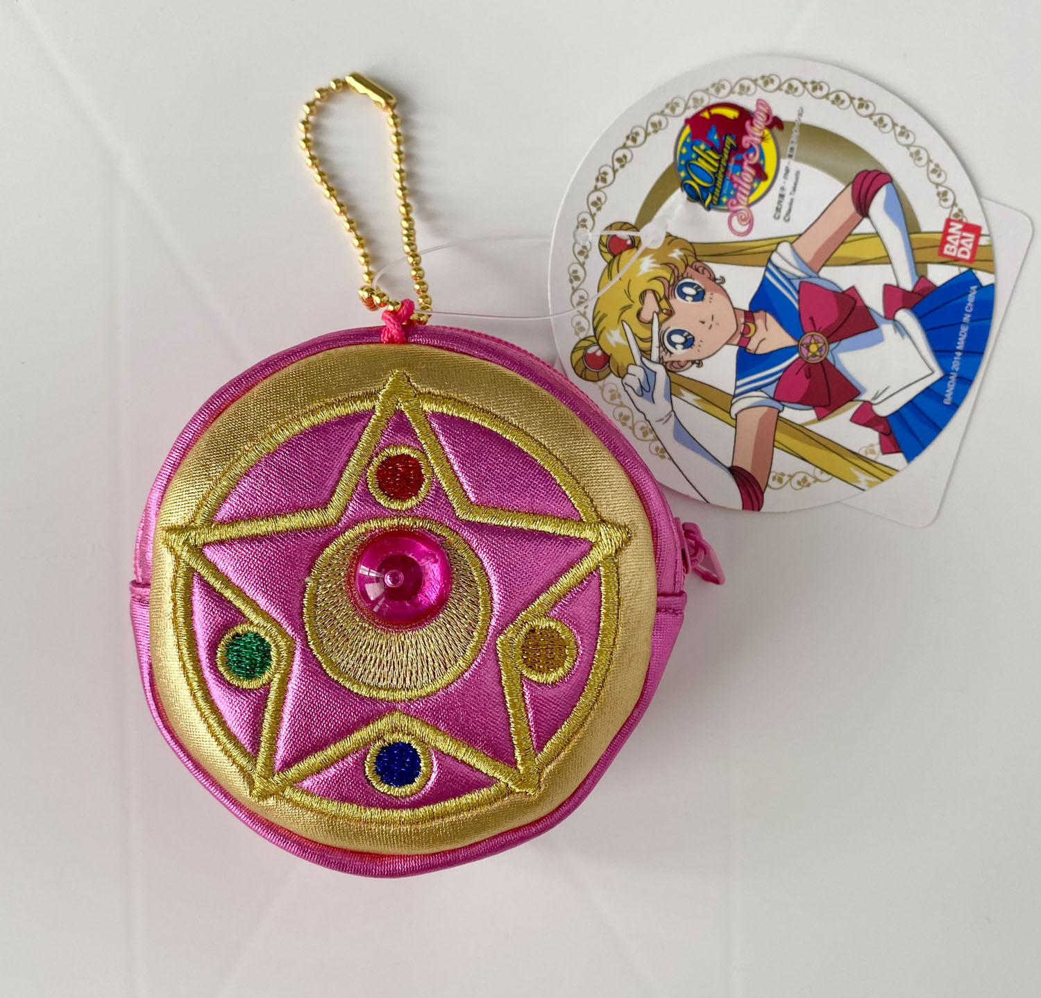 Crystal Star Zipper Pouch Sailor Moon · SAILOR MOON COLLECTIBLES